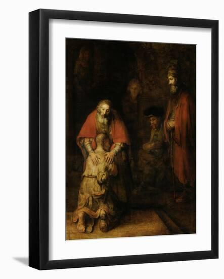 Return of the Prodigal Son, c. 1669-null-Framed Art Print