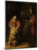 Return of the Prodigal Son, c. 1669-null-Mounted Art Print