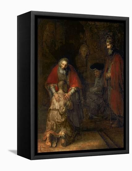 Return of the Prodigal Son, circa 1668-69-Rembrandt van Rijn-Framed Stretched Canvas