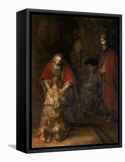 Return of the Prodigal Son, circa 1668-69-Rembrandt van Rijn-Framed Stretched Canvas