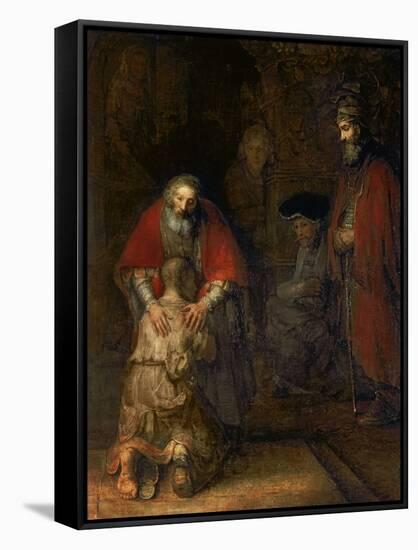 Return of the Prodigal Son, circa 1668-69-Rembrandt van Rijn-Framed Stretched Canvas