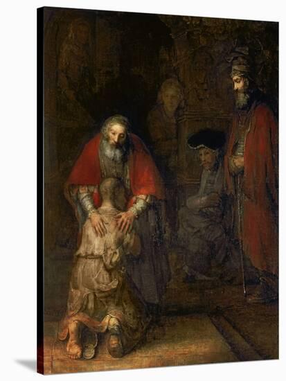 Return of the Prodigal Son, circa 1668-69-Rembrandt van Rijn-Stretched Canvas