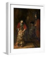 Return of the Prodigal Son, circa 1668-69-Rembrandt van Rijn-Framed Giclee Print