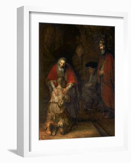 Return of the Prodigal Son, circa 1668-69-Rembrandt van Rijn-Framed Giclee Print