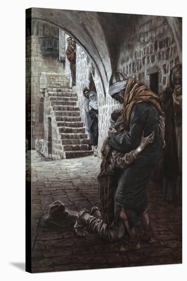 Return of the Prodigal Son-James Tissot-Stretched Canvas