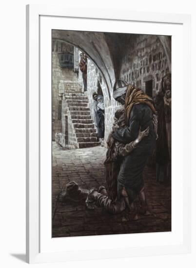 Return of the Prodigal Son-James Tissot-Framed Giclee Print