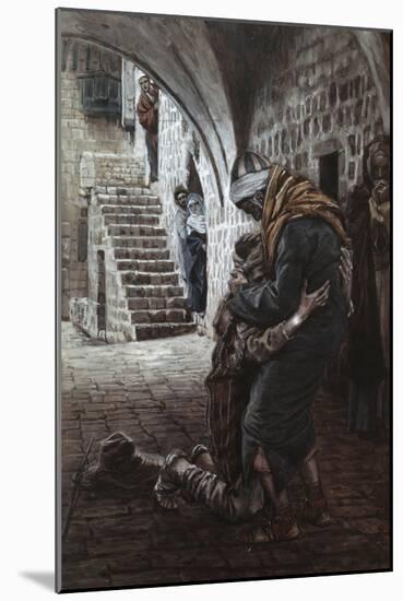 Return of the Prodigal Son-James Tissot-Mounted Giclee Print