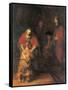 Return of the Prodigal Son-Rembrandt van Rijn-Framed Stretched Canvas