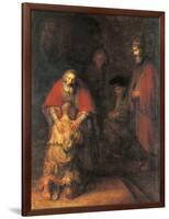 Return of the Prodigal Son-Rembrandt van Rijn-Framed Art Print