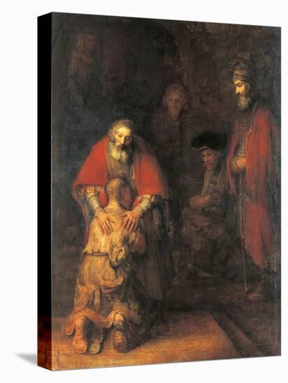 Return of the Prodigal Son-Rembrandt van Rijn-Stretched Canvas