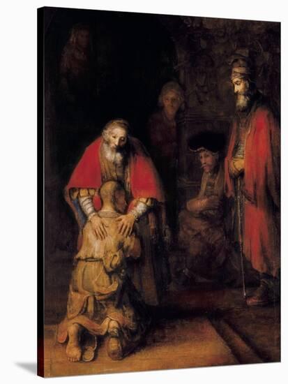 Return of the Prodigal Son-Rembrandt van Rijn-Stretched Canvas