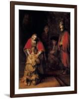 Return of the Prodigal Son-Rembrandt van Rijn-Framed Art Print