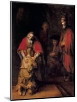 Return of the Prodigal Son-Rembrandt van Rijn-Mounted Art Print