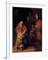 Return of the Prodigal Son-Rembrandt van Rijn-Framed Art Print