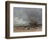 Return of the Terre-Neuvier, 1875 (Oil on Canvas)-Eugene Louis Boudin-Framed Giclee Print