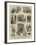 Return of the Troops from Egypt, Sketches in Advance-William Ralston-Framed Giclee Print