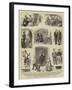 Return of the Troops from Egypt, Sketches in Advance-William Ralston-Framed Giclee Print