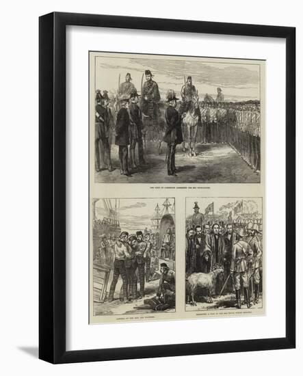 Return of the Troops from the Ashantee War-null-Framed Giclee Print