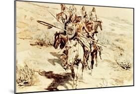 Return of the Warriors, 1906-Charles Marion Russell-Mounted Giclee Print