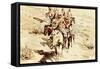 Return of the Warriors, 1906-Charles Marion Russell-Framed Stretched Canvas