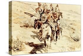 Return of the Warriors, 1906-Charles Marion Russell-Stretched Canvas