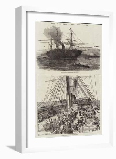 Return of Troops from the Crimea-null-Framed Giclee Print
