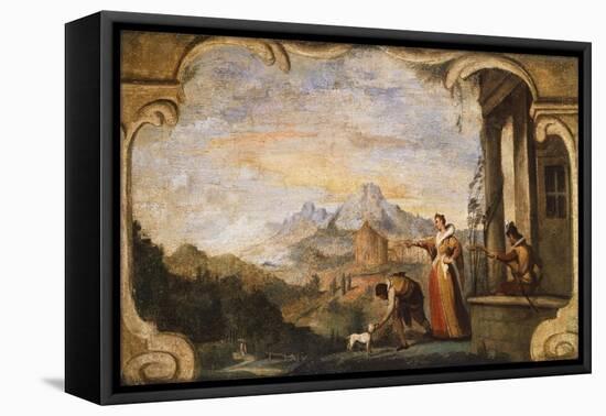 Return of Ulysses-Giovanni Francesco Barbieri-Framed Stretched Canvas