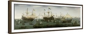 Return to Amsterdam of the Second Expedition to the East Indies-Hendrik Cornelisz Vroom-Framed Premium Giclee Print