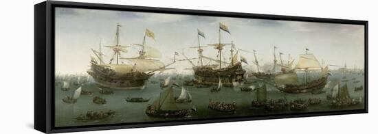 Return to Amsterdam of the Second Expedition to the East Indies-Hendrik Cornelisz Vroom-Framed Stretched Canvas