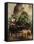 Return to Hunting-Jean Leon Gerome-Framed Stretched Canvas