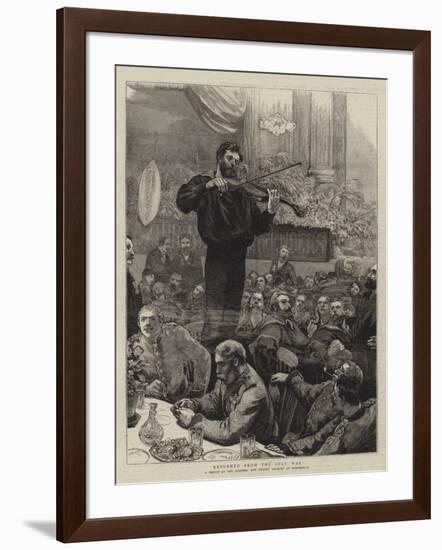 Returned from the Zulu War-null-Framed Giclee Print