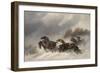 Returning from a Bear Hunt, 1881-Nikolai Yegorovich Sverchkov-Framed Giclee Print