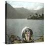 Returning from a Boat Ride on the Italian Shores of Lake Lugano, Circa 1890-Leon, Levy et Fils-Stretched Canvas