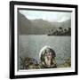 Returning from a Boat Ride on the Italian Shores of Lake Lugano, Circa 1890-Leon, Levy et Fils-Framed Photographic Print