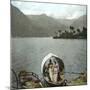 Returning from a Boat Ride on the Italian Shores of Lake Lugano, Circa 1890-Leon, Levy et Fils-Mounted Photographic Print