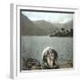 Returning from a Boat Ride on the Italian Shores of Lake Lugano, Circa 1890-Leon, Levy et Fils-Framed Photographic Print