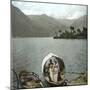 Returning from a Boat Ride on the Italian Shores of Lake Lugano, Circa 1890-Leon, Levy et Fils-Mounted Photographic Print