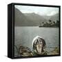 Returning from a Boat Ride on the Italian Shores of Lake Lugano, Circa 1890-Leon, Levy et Fils-Framed Stretched Canvas