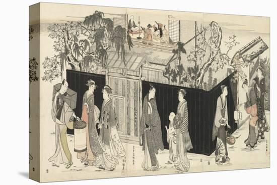 Returning from a Poetry Gathering, C.1785-89-Kubo Shunman-Stretched Canvas