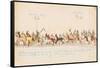 Returning from a Raid to Old Mexico across the Staked Plains with a Herd of Stock Captured, 1874-75-null-Framed Stretched Canvas