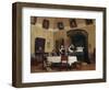 Returning from Baptism-Lorenzo Delleani-Framed Giclee Print