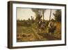 Returning from Fields-Guglielmo Ciardi-Framed Giclee Print