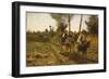 Returning from Fields-Guglielmo Ciardi-Framed Giclee Print