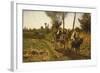 Returning from Fields-Guglielmo Ciardi-Framed Giclee Print