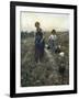 Returning from Fields-Francesco Paolo Michetti-Framed Giclee Print