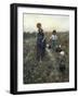 Returning from Fields-Francesco Paolo Michetti-Framed Giclee Print