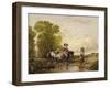 Returning from Market-Sir Augustus Wall Callcott-Framed Giclee Print