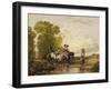 Returning from Market-Sir Augustus Wall Callcott-Framed Giclee Print