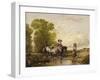 Returning from Market-Sir Augustus Wall Callcott-Framed Giclee Print