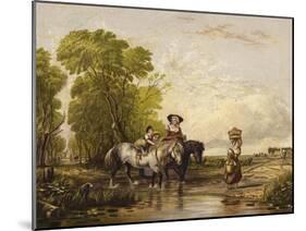 Returning from Market-Sir Augustus Wall Callcott-Mounted Giclee Print